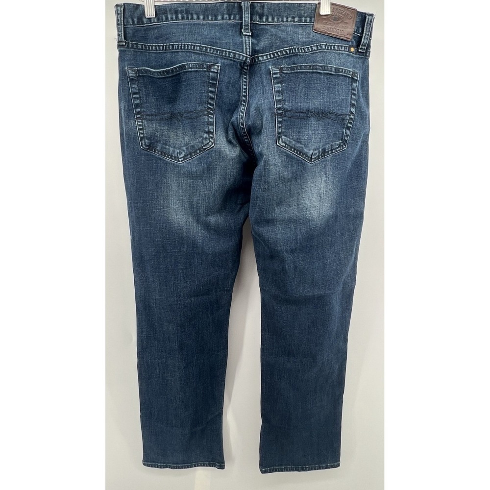 Lucky Brand 121 Heritage Slim Jeans Tagged 36/30 Actual 37/29 Mid Wash Stretch - Picture 4 of 7